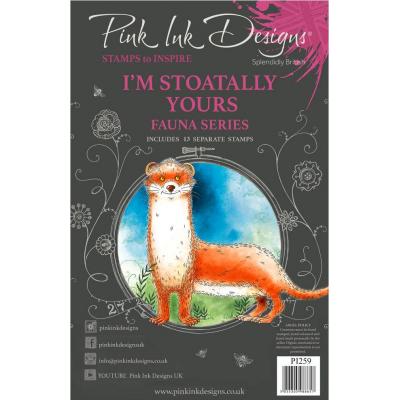 Creative Expressions Pink Ink Designs Stempel - Stoatally Yours