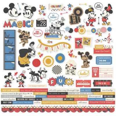 Simple Stories Say Cheese Classic Mouse - Cardstock Stickers