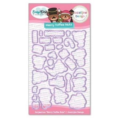 CarlijnDesign Cutting Dies - Merry Toffee Nuts