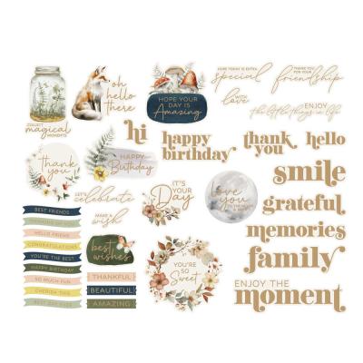 Spellbinders Woodland Tales - Die Cut Sentiments