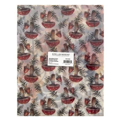 Spellbinders Woodland Tales - Printed Vellum & Foiled Acetate