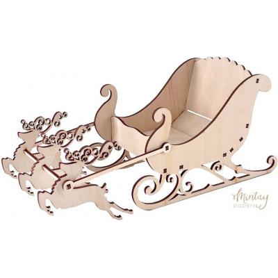 Mintay Papers Woodies Decor - Christmas Sleigh