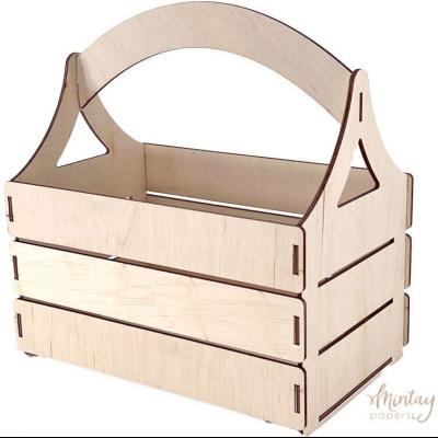 Mintay Papers Woodies Decor - Basket