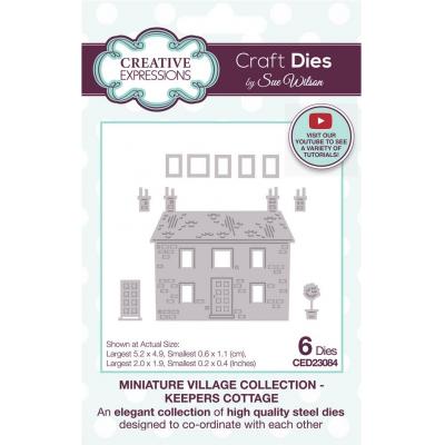 Creative Expressions By Sue Wilson Craft Dies - Miniature Village Keepers Cottage
