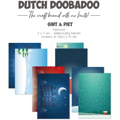 Dutch Doobadoo Sint & Piet - Paper Pack