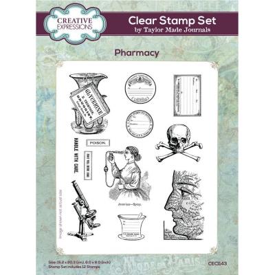 Creative Expressions Taylor Made Journals Stempel - Pharmacy