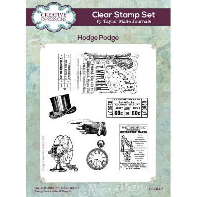 Creative Expressions Taylor Made Journals Stempel - Hodge Podge