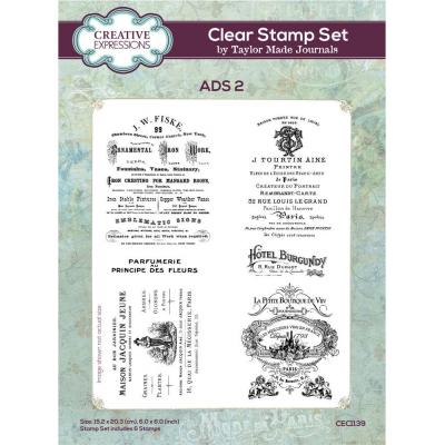Creative Expressions Taylor Made Journals Stempel - Ads 2