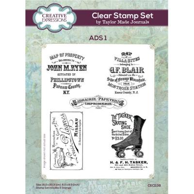 Creative Expressions Taylor Made Journals Stempel - Ads 1