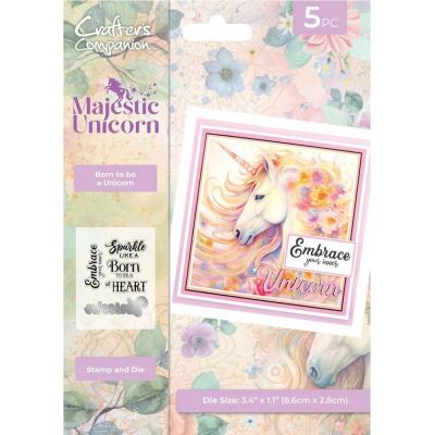 Crafter's Companion Majestic Unicorn - Born to be a Unicorn