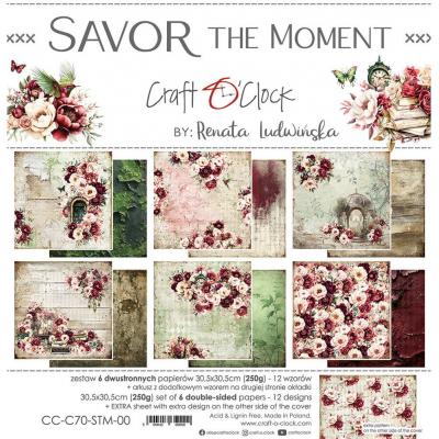 Craft O'Clock Savor The Moment - Paper Set