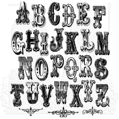 Stampers Anonymous Tim Holtz Stempel - Mini Cirque Alpha