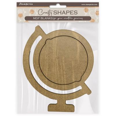 Stamperia Art of Travelling MDF Crafty Shapes - Globe