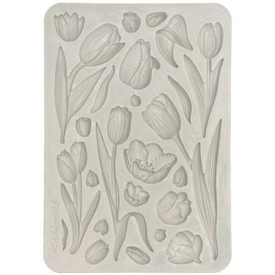 Stamperia Art of Travelling Silicon Mould - Tulips