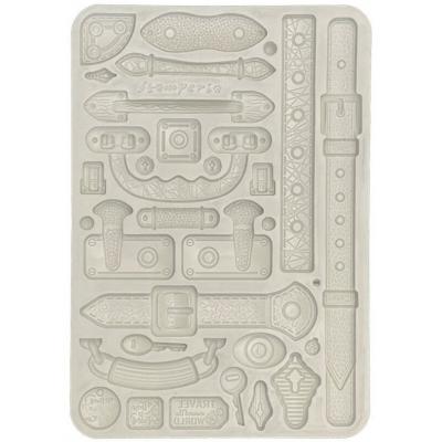 Stamperia Art of Travelling Silicon Mould - Belts And Handles