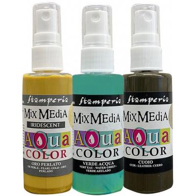 Stamperia Masquerade - Aquacolor Paint Kit