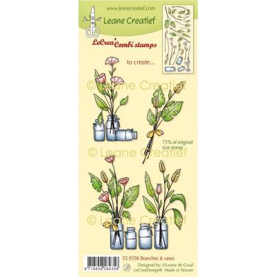 Leane Creatief LeCreaDesign Stempel - Flowers & Vases
