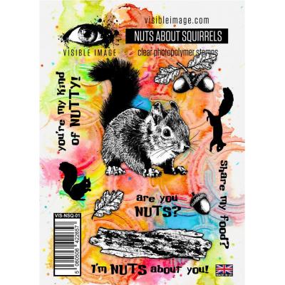 Visible Image Stempel - Nuts About Squirrels