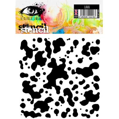 Visible Image Stencil - Lava