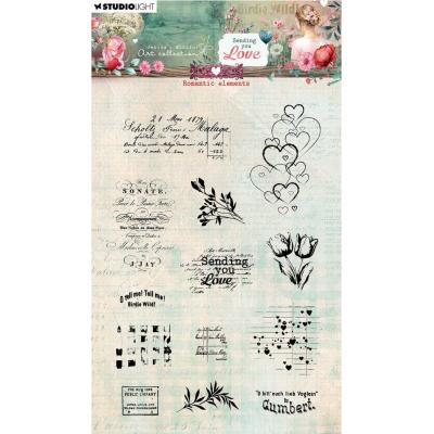 Studio Light Sending You Love Stempel - Romantic Elements