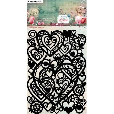 Studio Light Sending You Love - Filigree Hearts