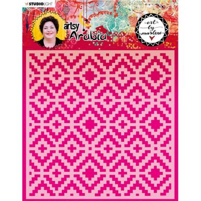 StudioLight Art By Marlene Artsy Arabia Stencils  - Patterned Rug