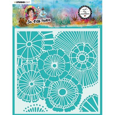 StudioLight Art By Marlene So-Fish-Ticated Stencils - Sea Anemones