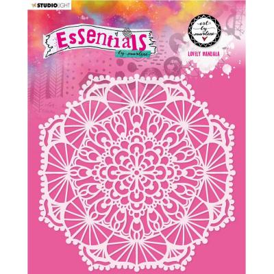 StudioLight Art By Marlene Stencils - Lovely Mandala