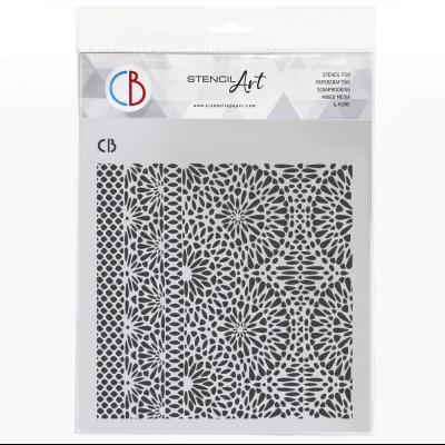 Ciao Bella Texture Stencil - Happy Harmony