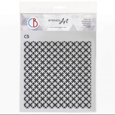 Ciao Bella Texture Stencil - Geometric Alchemy
