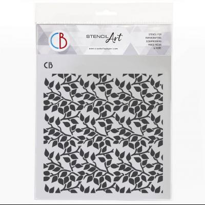 Ciao Bella Texture Stencil -  Vibrant Blossoms