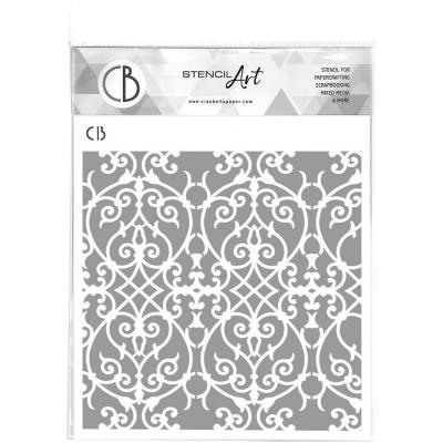 Ciao Bella Texture Stencil - Royal Flourish