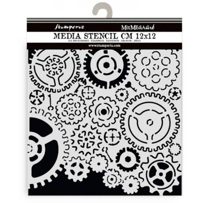 Stamperia Thick Stencil - Gears Pattern