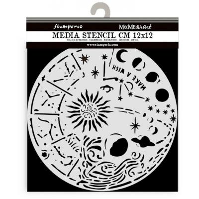 Stamperia Thick Stencil - Cosmos Circle