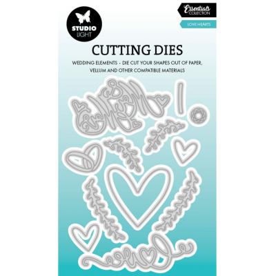 Studio Light Essentials Cutting Die - Love Hearts