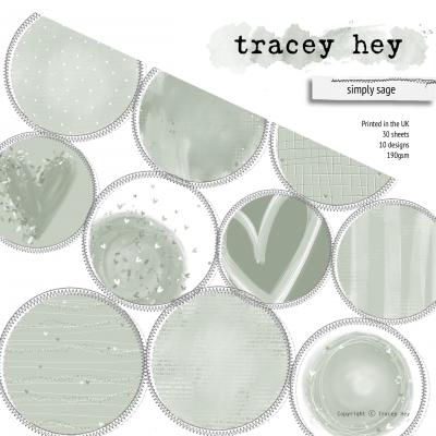 Tracey Hey Paper Pad - Simply Sage