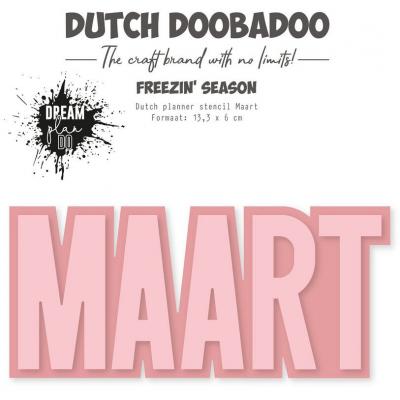 Dutch Doobadoo Planner Stencil - Maart
