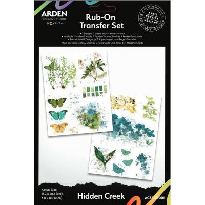 Arden Creative Studio Hidden Creek - Rub-On Transfer Set