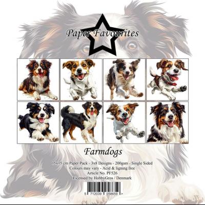 Paper Favourites Paper Pack - Farmdogs
