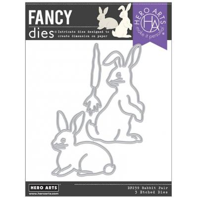 Hero Arts Fancy Die - Rabbit Pair