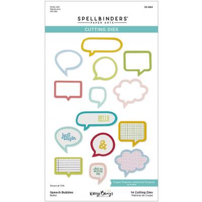 Spellbinders Etched Dies - Speech Bubbles