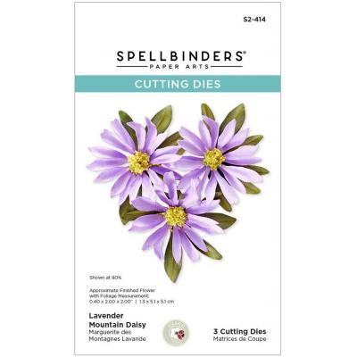 Spellbinders Etched Dies - Lavender Mountain Daisy