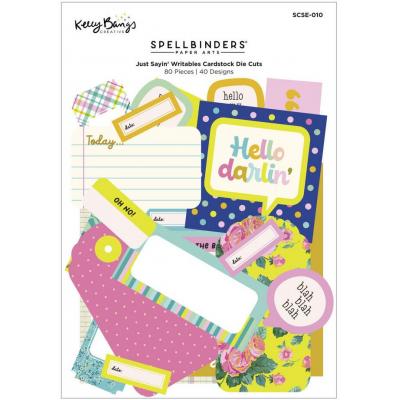 Spellbinders Just Sayin' - Writable Die-Cuts