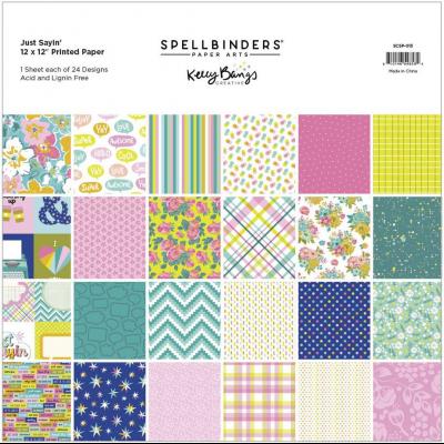 Spellbinders Just Sayin' - Printed Paper Pack