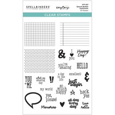 Spellbinders Stempel - Speech Bubbles Sentiments