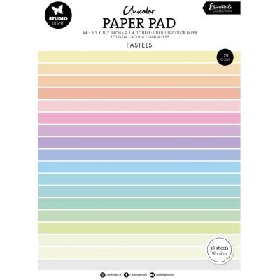 StudioLight Essentials Unicolor Paper Pad - Pastels Tones