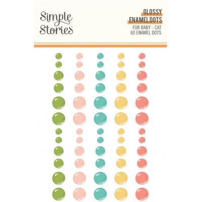 Simple Stories Fur Baby Cat - Glossy Enamel Dots