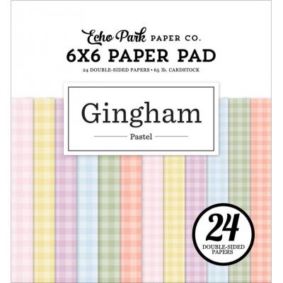 Echo Park Pastel Gingham - Paper Pad