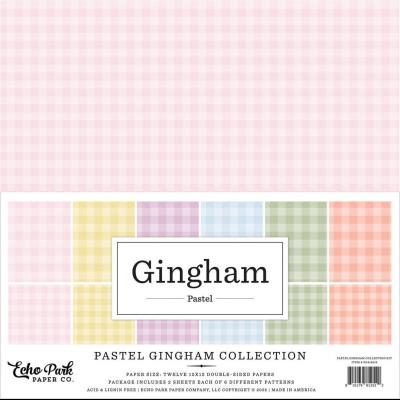 Echo Park Pastel Gingham - Collection