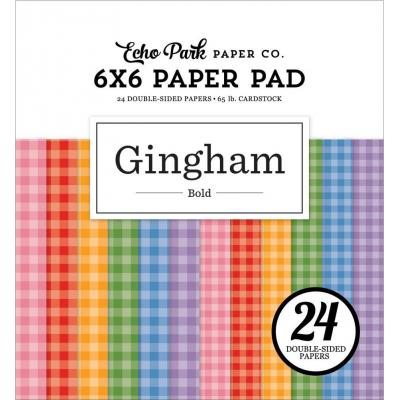 Echo Park Bold Gingham - Paper Pad